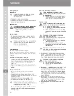 Preview for 110 page of Wahl 1245 Operating Instructions Manual