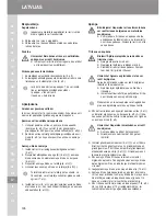 Preview for 126 page of Wahl 1245 Operating Instructions Manual