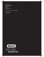 Preview for 16 page of Wahl James Martin ZX833 Instructions Manual