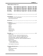 Preview for 3 page of Waldorf FN8127E Installation And Operation Manual