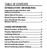 Preview for 2 page of Walgreens DELUXE WRIST WGNBPW-210 Manual