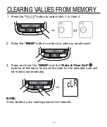 Preview for 26 page of Walgreens DELUXE WRIST WGNBPW-210 Manual