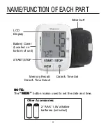 Preview for 9 page of Walgreens WGNBPW-200 Manual