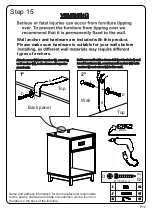 Preview for 12 page of Walker Edison BR18LACNS Assembly Instruction Manual