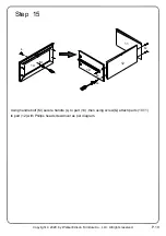 Preview for 19 page of Walker Edison BR20GWN1D Assembly Instructions Manual