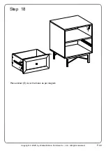 Preview for 22 page of Walker Edison BR20GWN1D Assembly Instructions Manual