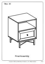 Preview for 24 page of Walker Edison BR20GWN1D Assembly Instructions Manual