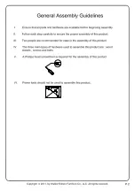 Preview for 2 page of Walker Edison CHH Assembly Instructions Manual