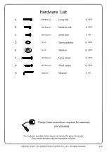 Preview for 4 page of Walker Edison CHH Assembly Instructions Manual