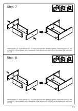 Preview for 8 page of Walker Edison W60C73BL-TVS Assembly Instructions Manual