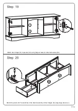 Preview for 14 page of Walker Edison W60C73BL-TVS Assembly Instructions Manual