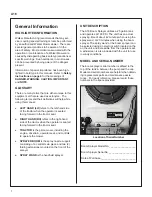 Preview for 4 page of Walker A16 Operator'S Manual