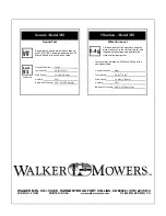 Preview for 72 page of Walker MS (13 HP) Owner'S Manual