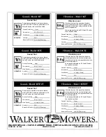 Preview for 100 page of Walker MT, MTL, MTEFI, MTLEFI Owner'S Manual