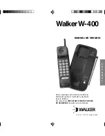 Preview for 16 page of Walker W-400 User Manual