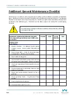 Preview for 144 page of Wallace Perimeter Security FOLDSMART Installation And Maintenance Manual