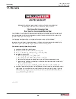 Preview for 32 page of Wallenstein WX310 Operator'S Manual