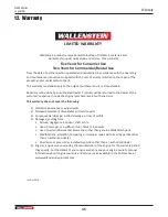 Preview for 45 page of Wallenstein WX900 Series Operator'S Manual