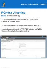 Preview for 9 page of WALLYS DR40 9 Series User Manual