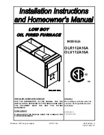 Preview for 26 page of Walter Wilson OLR112A16A Installation Instructions And Homeowner'S Manual