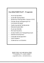 Preview for 53 page of WALTHER PILOT Maxi Operating Instructions Manual