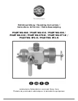 Preview for 1 page of WALTHER PILOT PILOT WA 400 Operating Instructions Manual