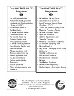 Preview for 19 page of WALTHER PILOT PILOT WA 450 Operating Instructions Manual