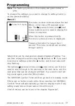 Preview for 21 page of WAREMA Comfort Timer Operating And Installtion Instructions