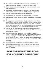 Preview for 3 page of Waring MG1200 Manual