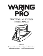 Waring PROFESSIONAL BELGIAN IB08WR119 User Manual preview