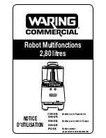 Preview for 17 page of Waring VCM1000PE Instruction Manual