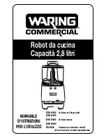 Preview for 32 page of Waring VCM1000PE Instruction Manual