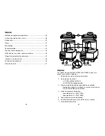 Preview for 21 page of Waring WFP11SW Manual