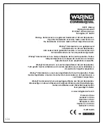 Preview for 124 page of Waring WFP14SCE/K/ARG Operation Manual