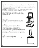 Preview for 47 page of Waring WFP14SCE Operation Manual