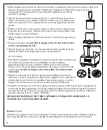 Preview for 49 page of Waring WFP14SCE Operation Manual