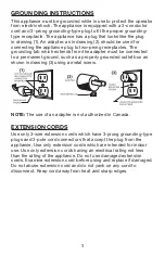 Preview for 3 page of Waring WSG30 Instruction Book