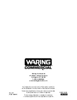 Preview for 19 page of Waring Xtreme MX1300XTP Operating Manual