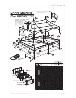 Preview for 3 page of Warner Shelter Systems Limited MQ2030T Assembly Instructions Manual