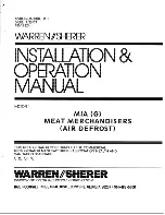 WARREN-SHERER MIA Installation & Operation Manual preview