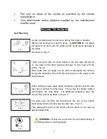 Preview for 10 page of Warrior Winches 9500HS Assembly & Operating Instructions