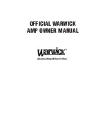 Preview for 1 page of Warwick PROFET 3.3 Owner'S Manual