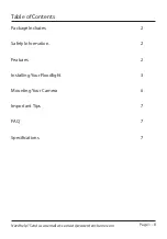 Preview for 2 page of Wasserstein Floodlight with Charger User Manual