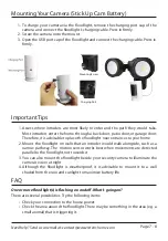 Preview for 8 page of Wasserstein Floodlight with Charger User Manual