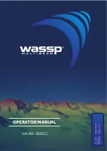 Wassp WMB-3250 Operator'S Manual preview