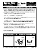 Preview for 5 page of Waste King 500 Installation Instructions Manual