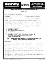 Preview for 6 page of Waste King 500 Installation Instructions Manual