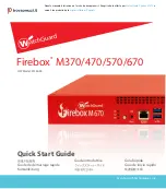 Watchguard Firebox M370 Quick Start Manual preview