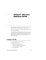 Preview for 11 page of Watchguard Firebox SSL Core Hardware Manual