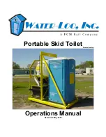 Preview for 1 page of Water-Loo Portable Skid Toilet Operation Manual